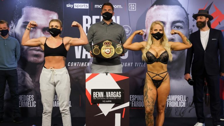 La boxeadora Ebanie Bridges comparte que le han crecido los pechos tras vacunarse contra la Covid