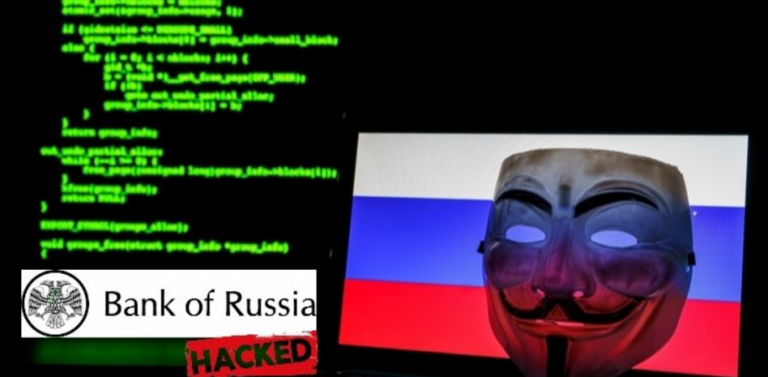 [Vídeo] Anonymous publica «miles» de documentos secretos del Banco Central de Rusia
