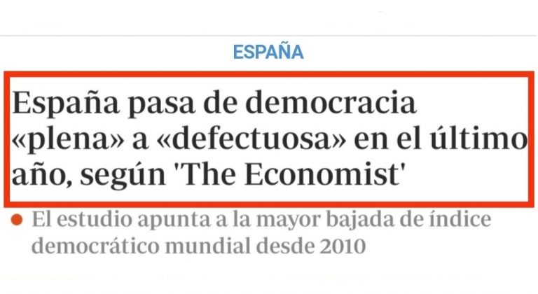 La democracia defectuosa y su justicia politizada contra Catalunya