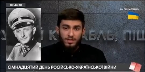 Un presentador de TV de Ucrania llama a matar a niños de Rusia citando a un nazi de Hitler