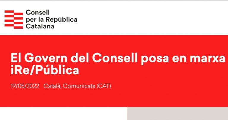 El Consell per la República pone en marcha «iRe/Pública» una fábrica de ideas colectiva
