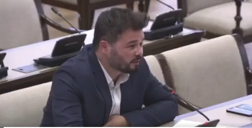 [Vídeo] Rufián y el espionaje de Pegasus desde una antigua intervención