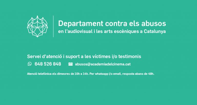 La Academia del Cine catalán abre un departamento contra los abusos