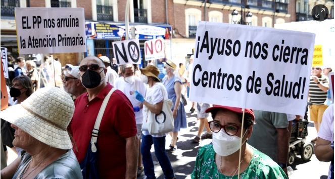 Defensa de la sanidad pública en Madrid: Se pide abrir de nuevo las Urgencias de Atención Primaria