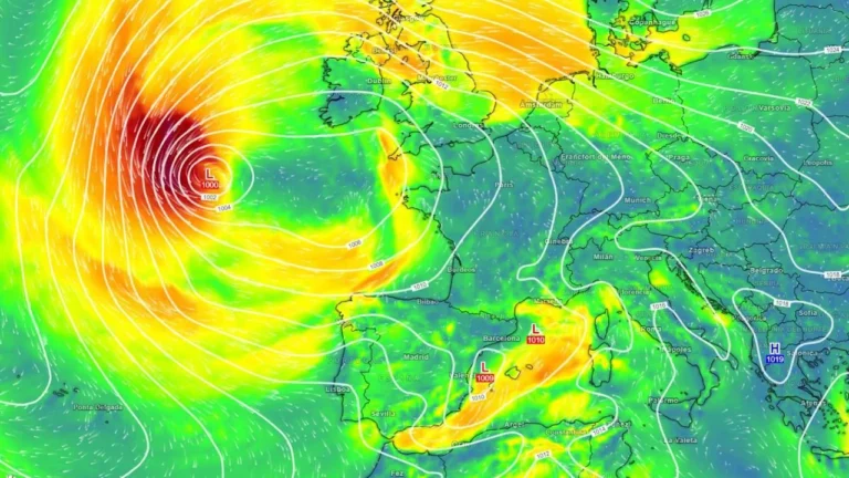 Se aproxima una fuerte borrasca polar que puede afectar a España