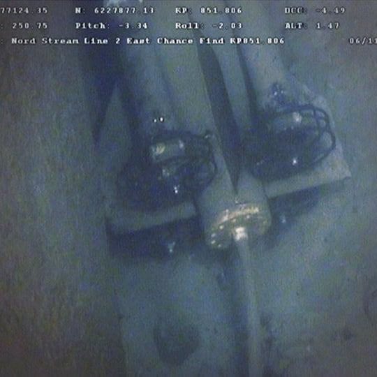 Gazprom recuerda que en 2015 encontraron una artefacto de la OTAN sin explotar junto a NordStream1