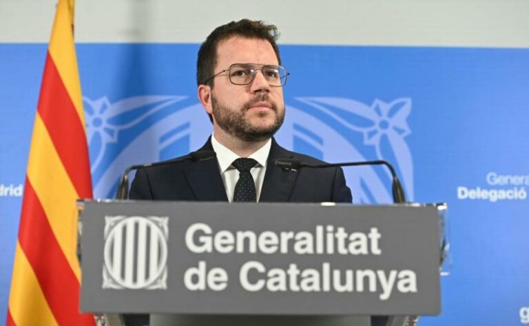 Pere Aragonés sobre el escándalo del TC: «Catalunya ha sido el banco de pruebas cuando ha habido interferencias externas»