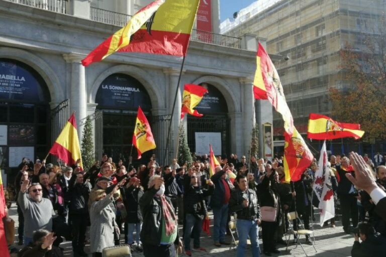 El Gobierno podría sancionar a la Falange por los actos del 20-N