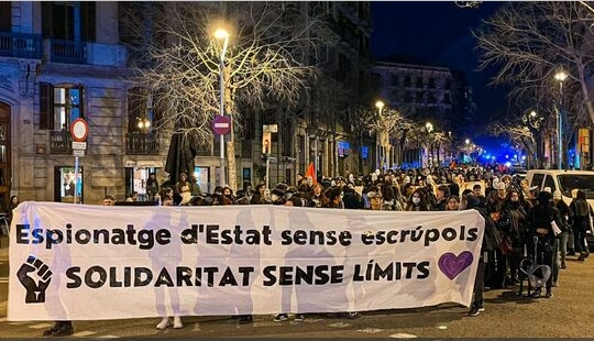 [Vídeo] Otra manifestación en Barcelona contra el policía nacional infiltrado