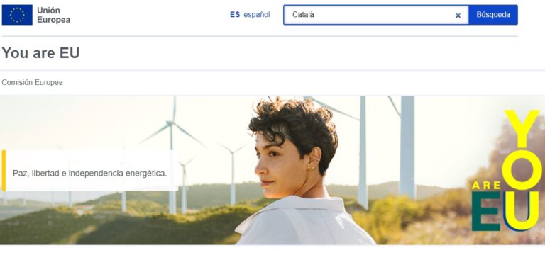 La Comisión Europea traducirá en las redes sociales al catalán una campaña sobre tolerancia además del castellano en España
