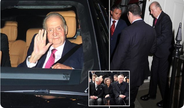 El rey Juan Carlos cazado de ‘fiesta’ en un Club de Londres antes de viajar a España