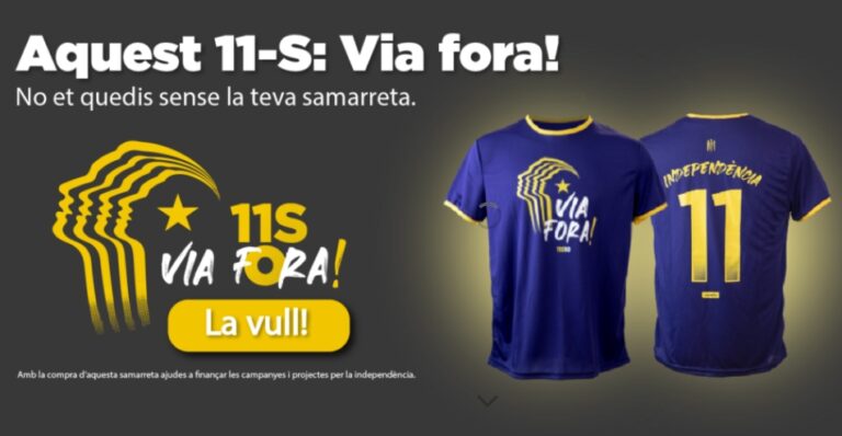 ‘¡Via Fora!’, el lema escogido por la ANC para la movilización de este 11-S en Catalunya